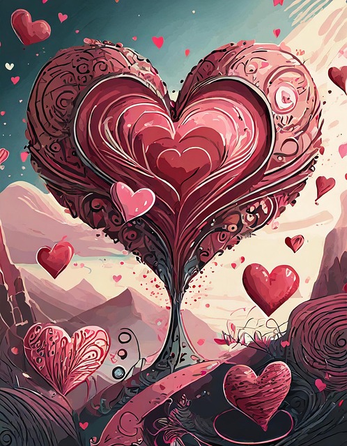 Hjerte, Kjærlighet, Valentinsdag