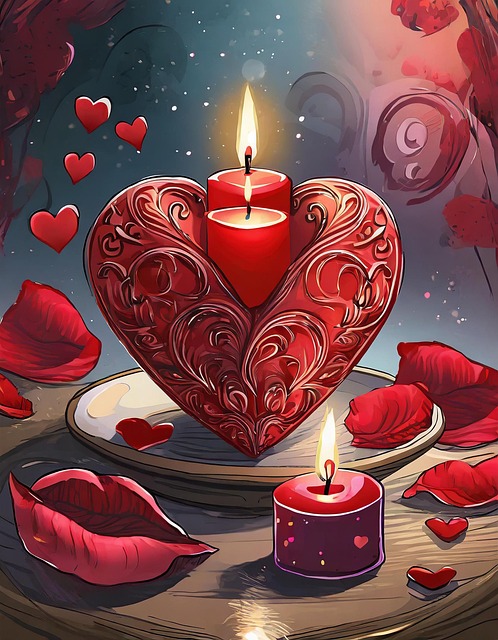 Lys, Hjerte, Kjærlighet, Valentinsdag