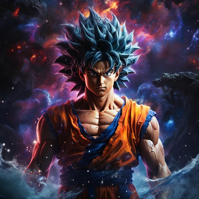 Free Goku Blue Goku illustration and picture