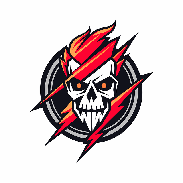 Free zombie head logo vector