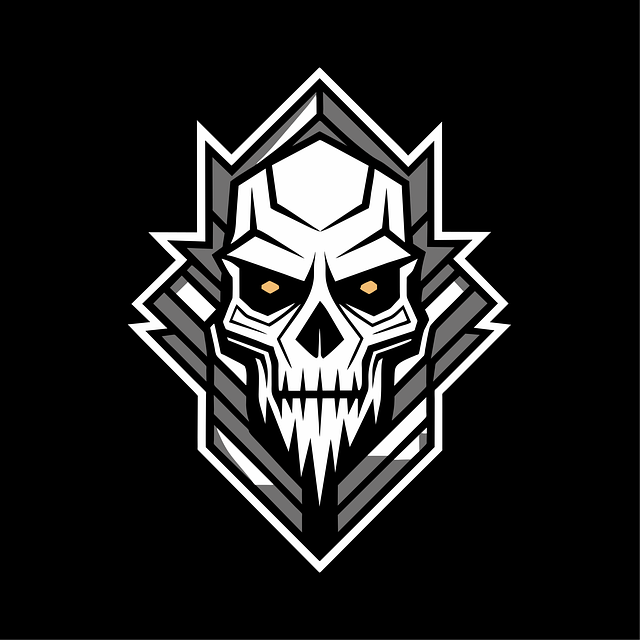 Free zombie head logo vector