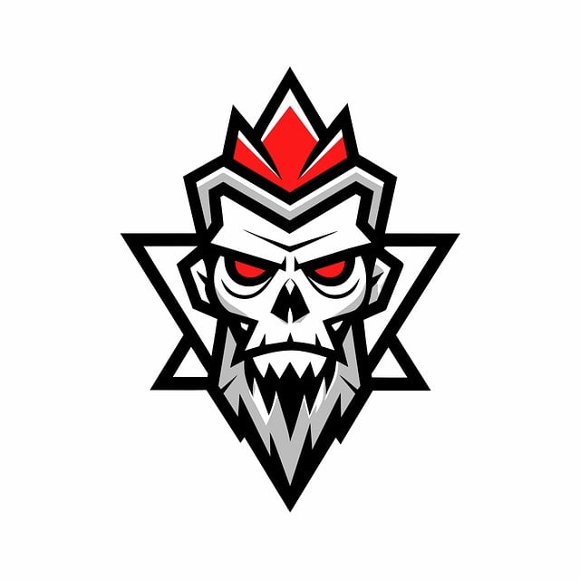 Free zombie head logo vector