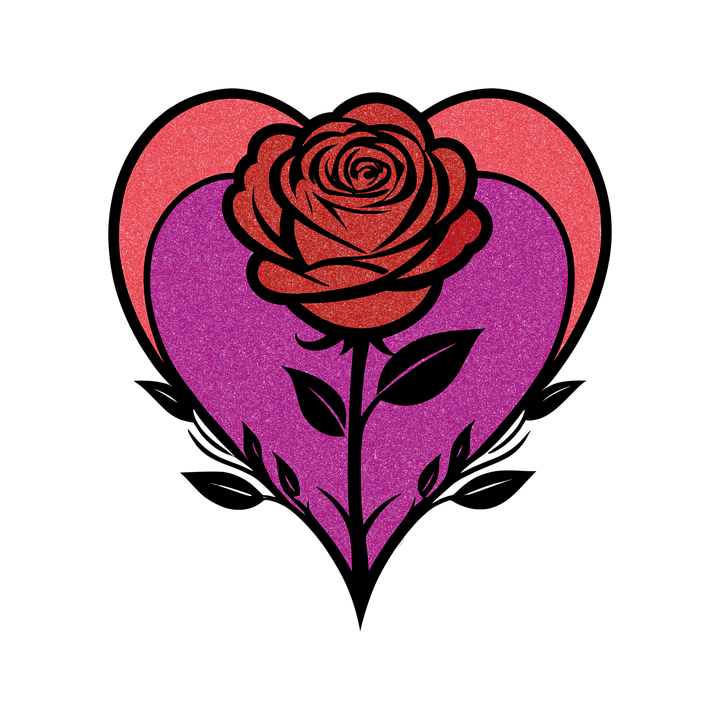 Download Flower Rose Heart Royalty Free Stock Illustration Image