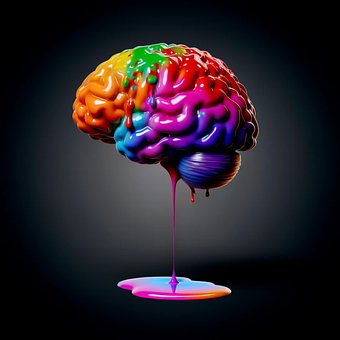 Ai Generado, Pintura, Cerebro, Mente
