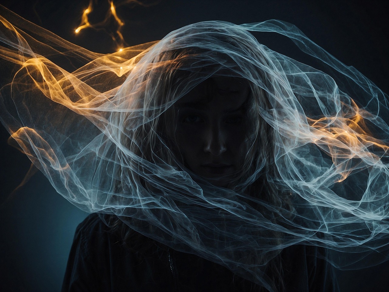Free ai generated ghost fantasy illustration