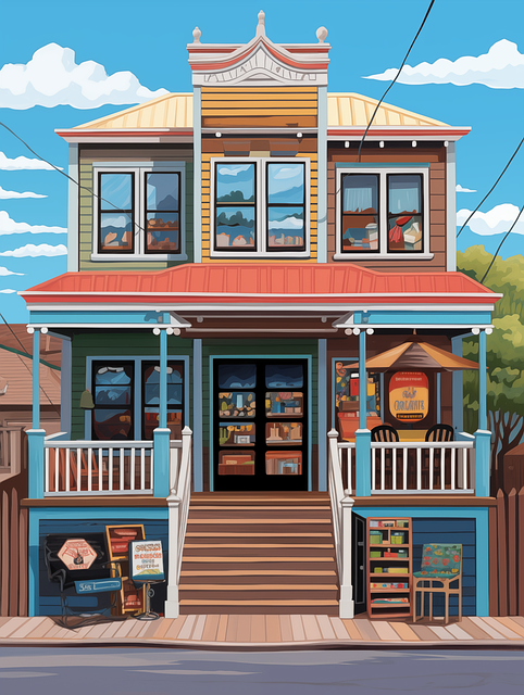Download free HD stock image of Ai Generated Store Free ai generated store shop illustration