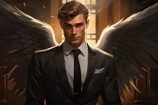 Free Handsome Angel illustration and picture