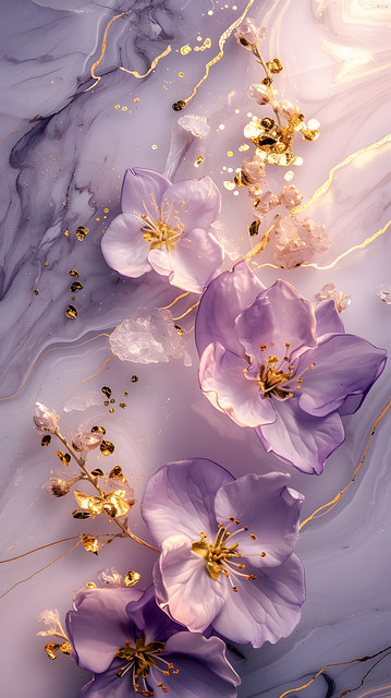 Free flowers bloom floral background illustration