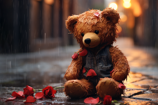 Free teddy nature soft toy illustration