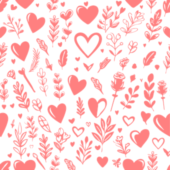 Valentine, Plakat, Blomst Tapet, Tapet