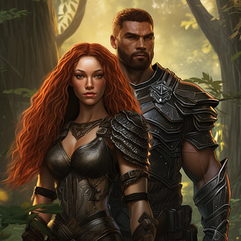 Free Ai Generated Warrior illustration and picture