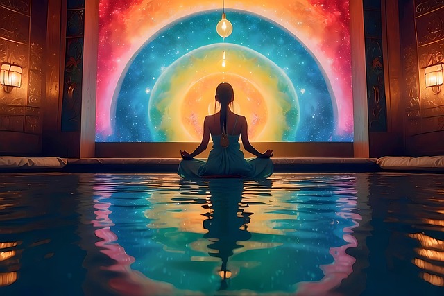 Free ai generated yoga meditation illustration