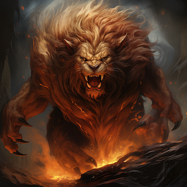 Free ai generated lycanthrope beast illustration