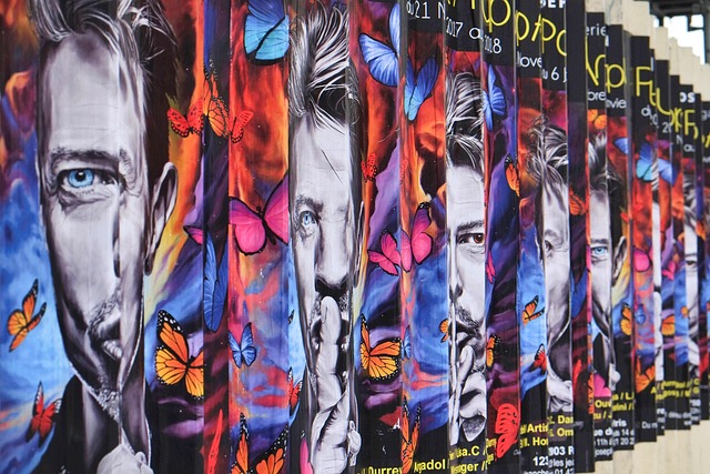 Free Bowie Urban Art photo and picture
