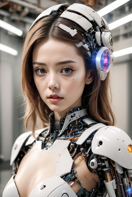 Download free HD stock image of Ai Generated Woman Free ai generated woman cyborg illustration