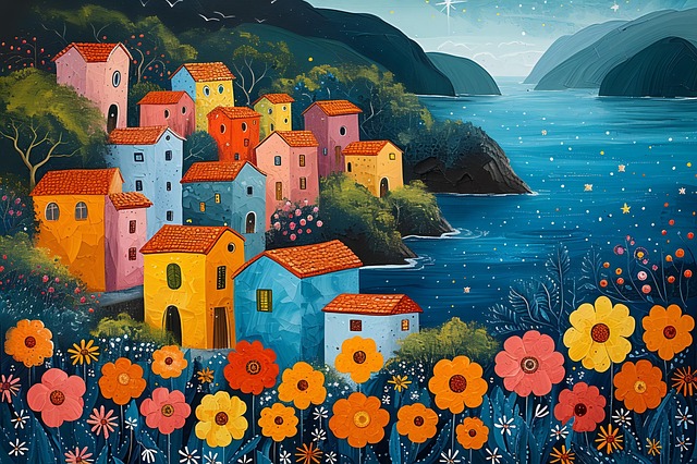 Free ai generated sea nature illustration