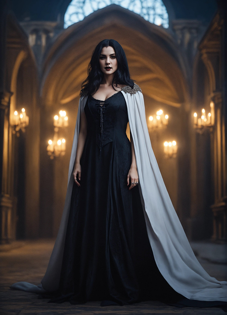 Download free HD stock image of Ai Generated Vampire Free ai generated vampire woman illustration