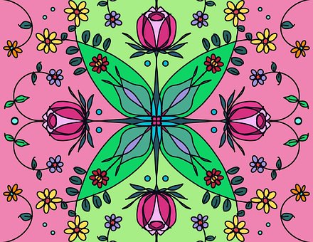 Free Flowers Floral Background illustration and picture