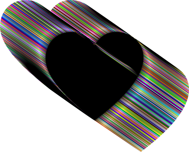 Free heart design decorative vector