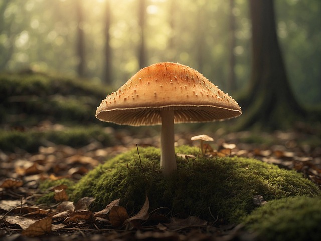 Download free HD stock image of Ai Generated Mushroom Free ai generated mushroom toadstool illustration