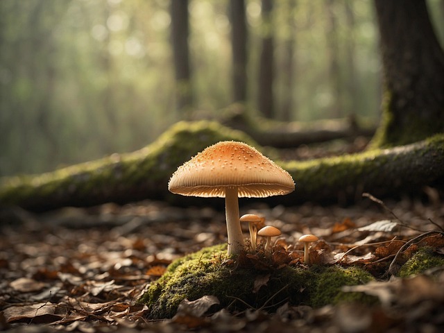 Download free HD stock image of Ai Generated Mushroom Free ai generated mushroom toadstool illustration
