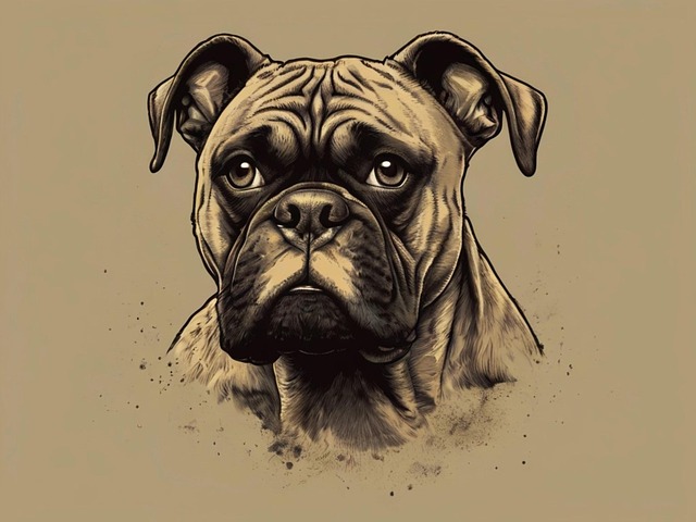 Free Ai Generated Dog illustration and picture