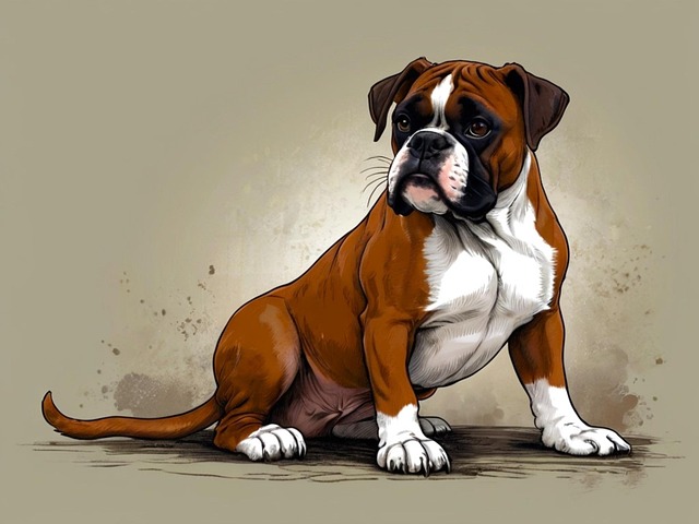 Free Ai Generated Dog illustration and picture