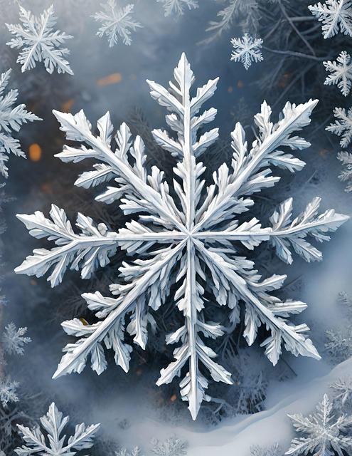 Ai Generert, Snøfnugg, Snø, Is