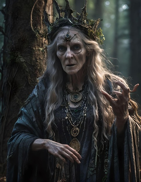 Free Swamp Witch illustration and picture