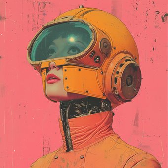 Free Ai Generated Cyborg illustration and picture