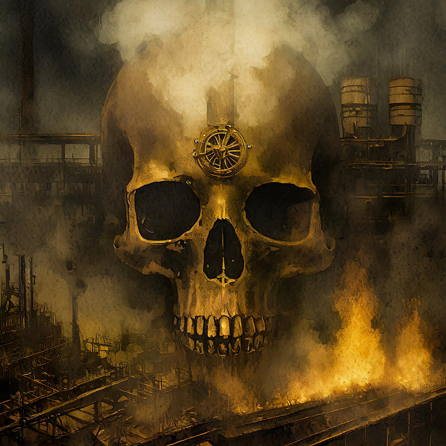 Free ai generated skull crown illustration
