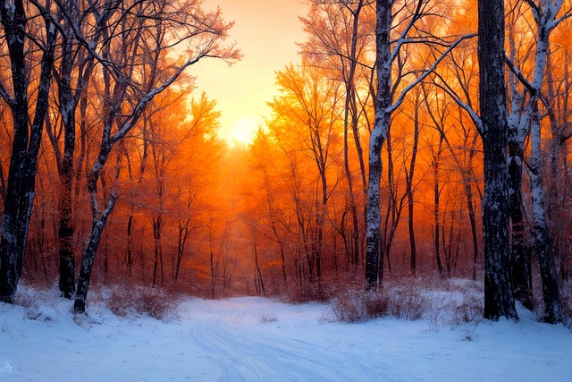 Winter, Schnee, Winterwald, Wald
