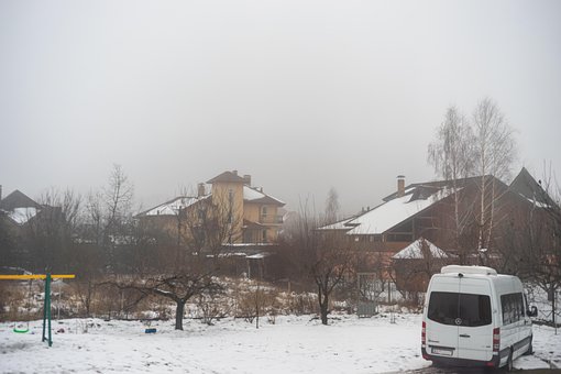 Free Snowy Yard Snow photo and picture