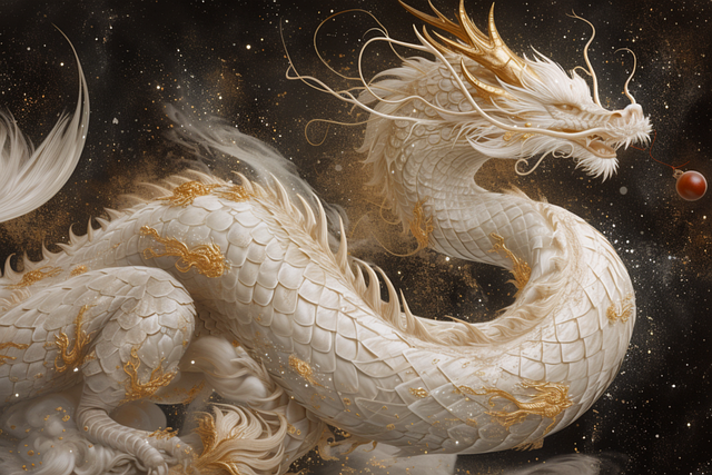 Free ai generated chinese dragon chinese year illustration