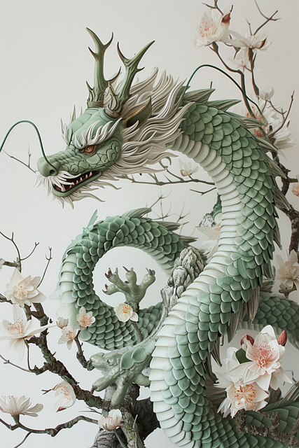 Free ai generated dragon chinese year illustration