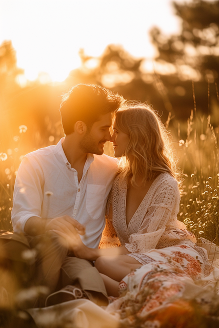Ai Generado, Pareja, Amantes, Mujer