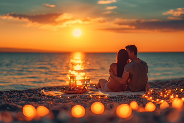 Ai Generado, Pareja, Amantes, Mujer