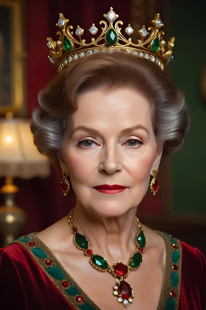 Free ai generated queen old queen illustration