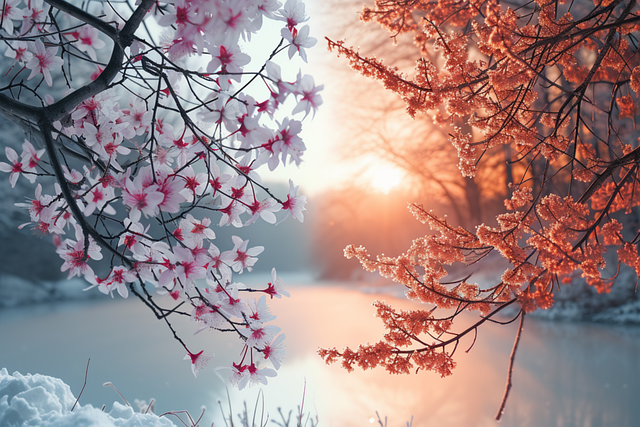 Free ai generated flowers spring illustration