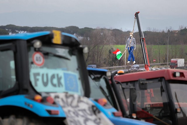 Protest, Traktorer, Traktor, Landmænd