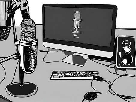 Podcast, Mikrofon, Radio, Lyd, Musik