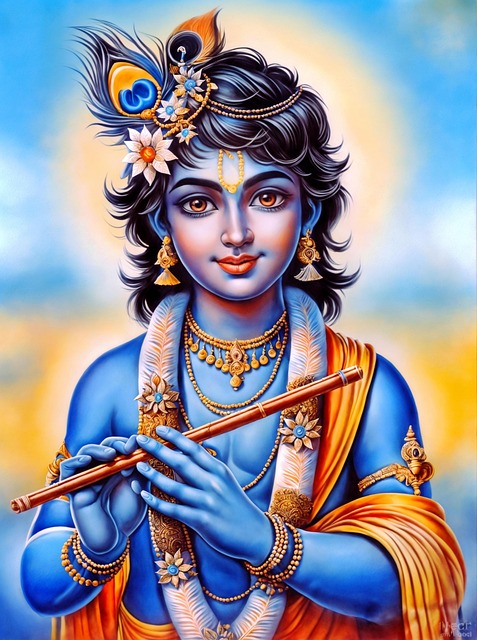 Free Ai Generated Krishna illustration and picture