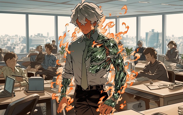 Download free HD stock image of Ai Generated Man Free ai generated man office illustration