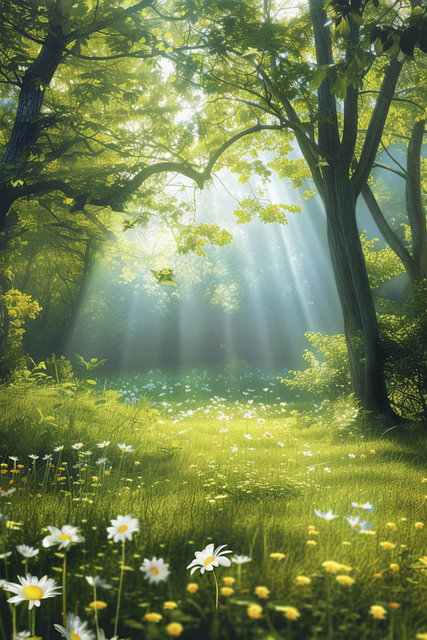 Free ai generated flowers plants illustration
