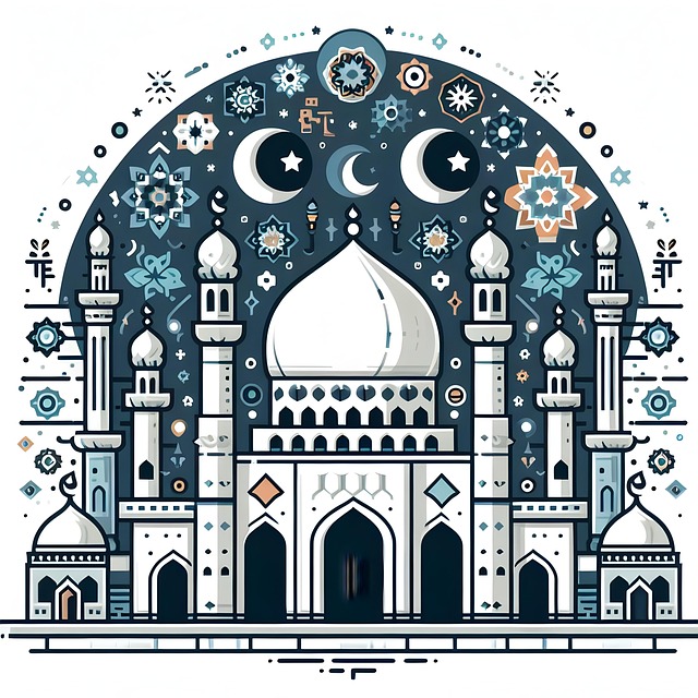 Free ai generated ramadan islamic illustration