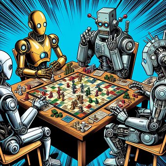 Ai Gerado, Robô, Jogos