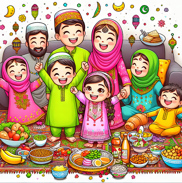 Free Cartoon Ramzan illustration and picture