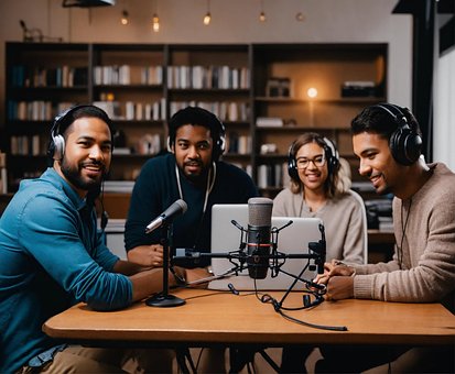Free Podcast Microphone illustration and picture