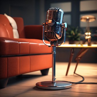 Free Podcast Microphone photo and picture