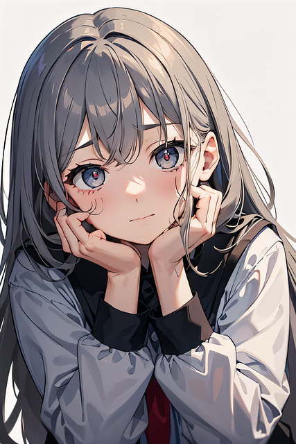 Free worries to worry girl illustration